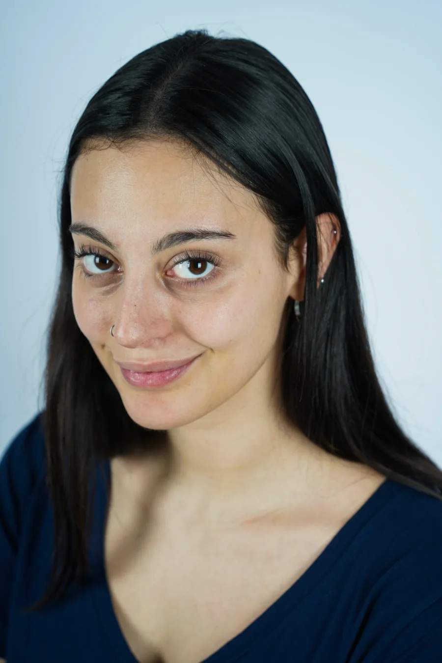 Lucía en estudio